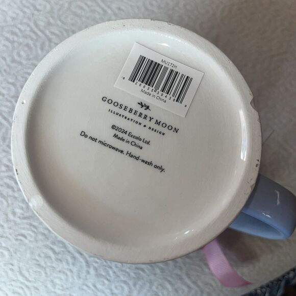 Gooseberry Moon  Pottery Ceramic 20 oz Coffee Mug BRAND NEW - Picture 8 of 8